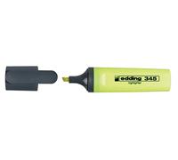 edding 345 highlighter - yellow - 10 highlighters - chisel nib 2-5 mm - ideal for bright markings and highlighting text passages and notes