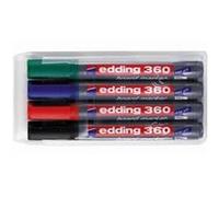 Edding 360 Drywipe Marker Assorted (Pack of 4) 3318999