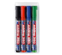 Edding 360 Drywipe Marker Assorted (Pack of 4) 3318999