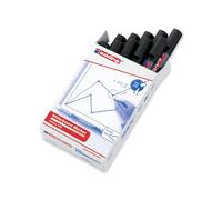 Edding 360 Drywipe Marker Black (Pack of 10) 4-360001
