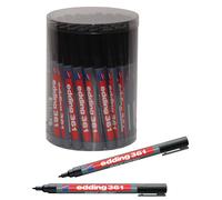 Edding CP51 361 Board Marker Black 50 Pack