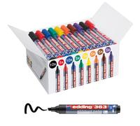 Edding Boardmarker 363 Whiteboard Markers Assorted (Pack Of 50)