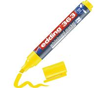 edding 363 whiteboard marker - yellow - 1 whiteboard pen - chisel tip 1-5 mm - whiteboard pen dry wipe - for whiteboards, flipcharts, pinboards, magnetic and memo boards - sketchnotes