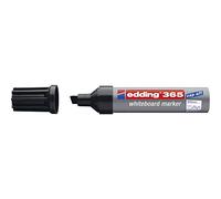 edding 365 whiteboard Marker - Black - 1 whiteboard Pen - Chisel Nib 2-7 mm - for whiteboard, Glass, Writing Board, flipchart - can be Wiped Off Dry and Without Leaving Residue, Does not Dry Out