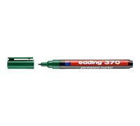 Edding 370 Permanent Marker Bullet Tip 1Mm Line Green (Pack 10) - 4-370004