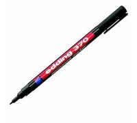 edding 370 Permanent Marker Pen - 1mm Bullet Tip - Black - Pack of 10