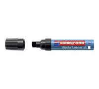 edding 388 flipchart marker - black - 1 pen - chisel nib 4-12 mm - marker for writing, drawing and marking on flipchart paper - does not bleed through - does not dry out - colour intensive