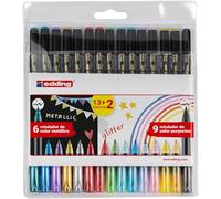 Edding 4-1200-15 - Pack of 1200 Markers 13+2- Metallic Colours/Glitter