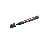 edding 383 flipchart marker - black - 1 pen - chisel nib 1-5 mm - marker for writing, drawing and marking on flipchart paper - does not bleed through - does not dry out - colour intensive