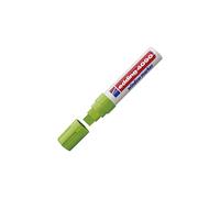 edding 4090 chalk marker - light-green - 1 chalk pen - chisel nib 4-15 mm - broad-nib wet wipe pen for chalkboards, windows, glass, mirrors - liquid chalk marker pens for opaque coverage