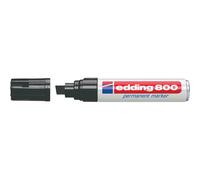 Edding 4-800001 Chisel Tip Permanent Marker 800 Black