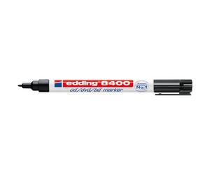 Edding 4-8400001 CD/DVD/OHP Bullet Tip Marker 8400 Black