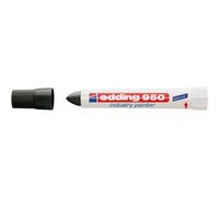 edding 950 Industry Painter - Blue - 1 Pen - Round Tip 10 mm - Marker for Writing On Metal, Rocks, Wood - Rough or Wet Surfaces - Permanent, Waterproof