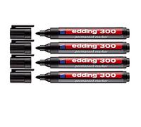 Edding 300 Permanent Marker Bullet Tip 1.5-3mm Black Ref 300-001