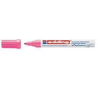 Edding 4040 Matte Ink Marker - 1 Marker - Bullet Tip 1-2 mm - Pink - for Writing on and Decorating on Rough, Dark or Porous Surfaces - Ideal for Terracotta, Cardboard, Wood