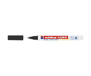 edding 4085 Non-permanent Chalk Marker Black Fine Felt Tip