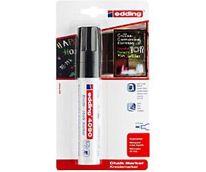 edding 4090 Non-permanent Chalk Marker Black Extra Broad Chisel 15 mm