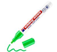 edding 4095 chalk marker - light-green - 1 chalk pen - round nib 2-3 mm - medium-nib wet wipe pen for chalkboards, windows, glass, mirrors - liquid chalk marker pen for opaque coverage