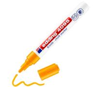 edding 4095 Chalk Marker - neon-orange - 1 Chalk Pen - Round Tip 2-3 mm - Medium-Tipped wet wipe Pen for Chalkboards, windows, Glass, mirrors - liquid Chalk Marker Pens for opaque coverage