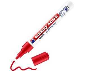 edding 4095 Non-permanent Chalk Marker Red Medium Bullet 3 mm