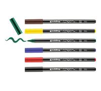 Edding Porcelain Brush Pen also for Glass and Ceramic Colors Assorted