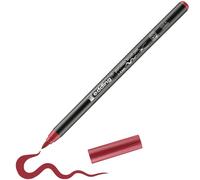 edding 4200 porcelain brush pen - carmine red - 1 pen - brush tip 1-4 mm - felt-tip pen for painting and decorating ceramics, porcelain - dishwasher-safe, lightfast ink, quick-drying