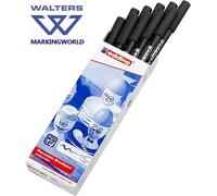 Edding 4200 Porcelain Brush Pen | Decorate Mugs, Plates, Vases | Black | Box 10