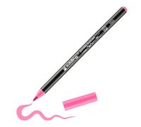 Edding 4200 Porcelain Brush Pen - Pink - Brush Nib 1-4 mm - Felt Nib for Painting and Decorating Ceramics, Porcelain - Dishwasher-Safe, Lightfast Ink, Quick-Drying