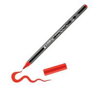 edding 4200 porcelain brush pen - red - 1 pen - brush tip 1-4 mm - felt-tip pen for painting and decorating ceramics, porcelain - dishwasher-safe, lightfast ink, quick-drying