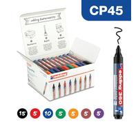 Edding 45 Boardmarker 360 Assorted (Pack of 50) 4-CP45