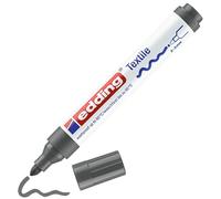 Edding 4500 Textile T-Shirt Fabric Pen Marker Pen - 2-3mm Line - Grey - Single