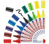 EDDING 4500 Textile Markers - Assorted Colours (Pack of 10) - NEW