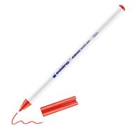 edding 4600 textile pen - red - 1 pen - round nib 1 mm - permanent fabric pens for drawing on textiles, wash-resistant to 60 °C - fabric pen