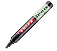 edding 50 EcoLine paint marker - black - 1 pen - round nib 2-3 mm - water-based ink, highly opaque & waterproof - pen for glass, stone, wood, plastic and paper