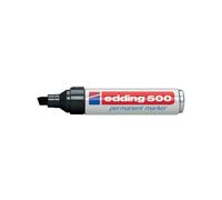 Edding 500 Permanent Marker Pens 2-7mm Black Pack of 10 (4-500001)