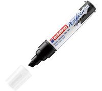 edding 5000 acrylic marker broad - black - 1 waterproof acrylic paint marker - chisel nib 5-10 mm - acrylic paint pen for drawing on canvas, art paper and wood - acrylic markers for pebbles