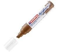 edding 5000 acrylic marker broad - hazel - 1 waterproof acrylic paint marker - chisel nib 5-10 mm - acrylic paint pen for drawing on canvas, art paper and wood - acrylic markers for pebbles