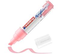 edding 5000 acrylic marker broad - rose - 1 waterproof acrylic paint marker - chisel nib 5-10 mm - acrylic paint pen for drawing on canvas, art paper and wood - acrylic markers for pebbles