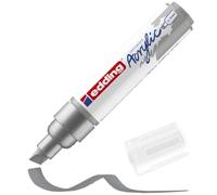 edding 5000 acrylic marker broad - silver - 1 waterproof acrylic paint marker - chisel tip 5-10 mm - acrylic paint pens for drawing on canvas, art paper and wood - acrylic markers for pebbles