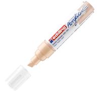 edding 5000 acrylic marker broad - warm beige - 1 waterproof acrylic paint marker - chisel nib 5-10 mm - acrylic paint pen for drawing on canvas, art paper and wood - acrylic markers for pebbles