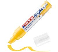 edding 5000 acrylic marker broad - yellow - 1 waterproof acrylic paint marker - chisel nib 5-10 mm - acrylic paint pen for drawing on canvas, art paper and wood - acrylic markers for pebbles