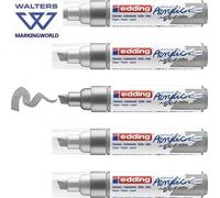 Edding 5000 Permanent Acrylic Paint Markers | Broad 5-10mm Chisel Nib | Set 5