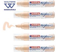 Edding 5000 Permanent Acrylic Paint Markers | Broad 5-10mm Chisel Nib | Set 5