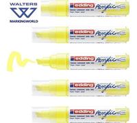 Edding 5000 Permanent Acrylic Paint Markers | Broad 5-10mm Chisel Nib | Set 5