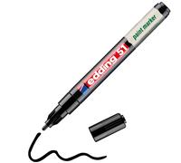 Edding 51 EcoLine Marker Pen - Black - 1 Pen - Round Nib 1-2mm - Water Based Ink