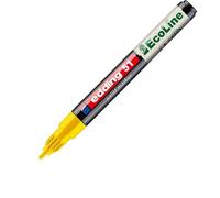 edding 51 EcoLine paint marker - yellow - 1 pen - round nib 1-2 mm - water-based ink, highly opaque & waterproof - pen for glass, stone, wood, plastic and paper