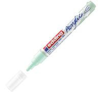 edding 5100 acrylic marker medium - mint - 1 waterproof acrylic paint marker - round nib 2-3mm - acrylic paint pen for drawing on canvas, art paper and wood - acrylic markers for pebbles