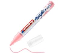 edding 5100 acrylic marker medium - rose - 1 waterproof acrylic paint marker - round nib 2-3mm - acrylic paint pen for drawing on canvas, art paper and wood - acrylic markers for pebbles