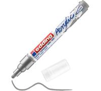 edding 5100 acrylic marker medium - silver - 1 waterproof acrylic paint marker