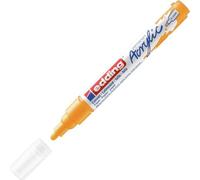 edding 5100 acrylic marker medium - sunny-yellow - 1 waterproof acrylic paint marker - round nib 2-3mm - acrylic paint pen for drawing on canvas, art paper and wood - acrylic markers for pebbles